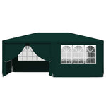 Professional Party Tent with Side Walls 4x6 m Green 90 g/m 48538