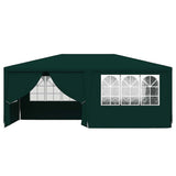 Professional Party Tent with Side Walls 4x6 m Green 90 g/m 48538