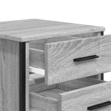 Bedside Cabinets 2 pcs Grey Sonoma 40x41x40 cm Engineered Wood 848511