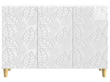 Sideboard High Gloss White 89 x 34.5 x 80 cm Engineered Wood 895109