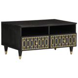 Coffee Table 80x54x40 cm Solid Wood Mango 358333