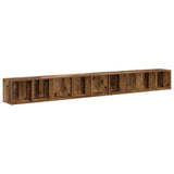 TV Cabinet Set 3 pcs Old Wood 37 x 35 x 107 cm Engineered Wood 3393552
