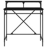 Desk Black Oak 80 x 50 x 90 cm Engineered Wood 881281