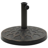 Parasol Base Round Polyresin 13 kg Bronze 45200
