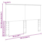 Headboard Old Wood 100 cm Engineered Wood 887624
