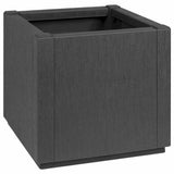 Garden Flower Box Dark Grey 36 x 36 x 35 cm PP 42006497