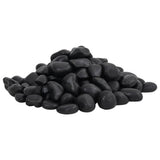 Polished Pebbles 25 kg Black 2-5 cm 155328