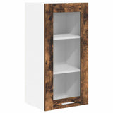 Hanging Cabinet with Storage 2 pcs Smoked Oak 40 x 31 x 80 cm 884307