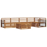Outdoor Sofa Set 6 pcs Natural 3373509