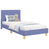 Children's Bed Frame with Headboard Jeans Blue 90 x 200 cm 42011003