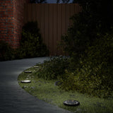 Solar Ground Lights with Ground Spikes Outdoor 12 pcs Warm White 4008203