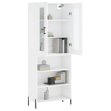 Highboard White 69.5x34x180 cm Engineered Wood 3198729
