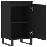 Sideboards 2 pcs Black 40x35x70 cm Engineered Wood 831071