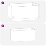 Garden Planter Black 100 x 50 x 50 cm Cold-rolled Steel 8005274