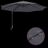 Garden Parasol Manual Anthracite 248 x 248 x 148 cm 42003245