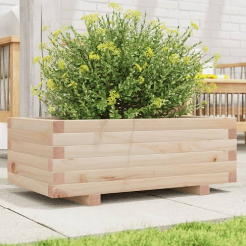 ZNTS Garden Planter 70x40x26.5 cm Solid Wood Pine 847328