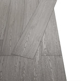 Self-adhesive PVC Flooring Planks 5.02 m 2 mm Dark Grey 245176