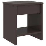 Bedside Cabinet Dark Brown 35x30x40 cm Solid Pinewood 322224