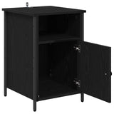 Bedside Cabinet 2 pcs Black Oak 40 x 42 x 60 cm Engineered Wood 881837