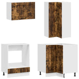 Kitchen Unit LUCCA 8 pcs Smoked Oak Engineered Wood 3438406