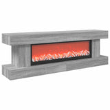 Electric Fireplace Grey Sonoma 150 x 30 x 50 cm Engineered wood 8020789
