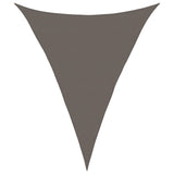 ZNTS Sunshade Sail 160 g/m² Anthracite 5x7x7 m HDPE 311099