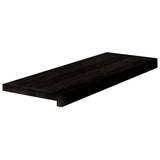 Stair Treads 2 pcs Brown Black 70x30x2 cm Solid Wood Oak 3283802