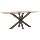 Dining Table Leg Spider Shape Black 120x68x cm Steel 4013115
