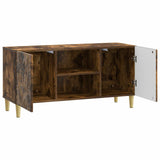 TV Cabinet 102 x 34.5 x 50 cm Smoked Oak Engineered Wood 895160