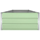 Planter Pastel Green 385 x 100 x 45 cm Galvanised Steel 42018275