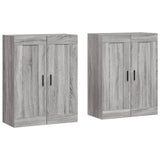 Wall Mounted Cabinets 2 pcs Grey Sonoma Engineered Wood 3198039