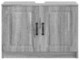 Bathroom Sink Cabinet UTRECHT Grey Sonoma 59.5 x 31.5x 59 cm 897671