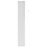Venetian Blind White 40 x 250 cm 35 mm Solid Paulownia Wood 42015429