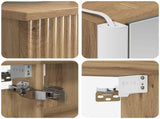 Bathroom Furniture Set 4 pcs Artisan Oak 3407406