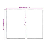 Clear Tarpaulin with Eyelets 4x6 m Polyethylene 4018564