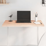 Table Top 80x50x2 cm Untreated Solid Wood Oak Live Edge 363875
