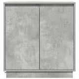 LED Sideboard Concrete Grey 71 x 34.5 x 75 cm Engineered Wood 869645