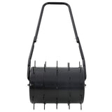 Lawn Roller Pull with Aerator Clamps Black 110 x 52 cm Iron 3422172