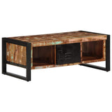 Coffee Table Multicolour 90x50x36 cm Solid Wood Reclaimed 4013556