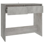 Console Table Concrete Grey 89x41x76.5 cm Steel 809570
