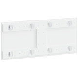 Wall-Mounted Headboard HOORN High Gloss White Engineered Wood 897409