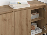 Side Cabinet Artisian Oak 96.5 x 30 x 75 cm Engineered Wood 886611