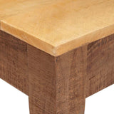Coffee Table Brown 110 x 55 x 40 cm Solid Mango Wood 42003315