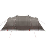Family Tent Tunnel 6-Person Brown Waterproof 4009420