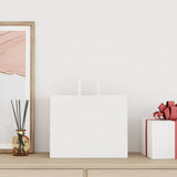 Paper Bags 250 pcs with Handles White 32x22x24 cm 4101847
