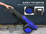 1800W High Pressure Washer, 150 Bar Pressure, 510 L/h Flow, High-Performance Portable Power Jet Wash T3398P313616