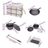 Dutch Oven Set 9pcs 40829