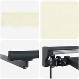 Retractable Awning Manual Cream 400x300 cm Fabric 3330491