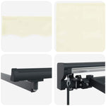 Retractable Awning Manual Cream 400 x 300 cm Polyester 3330493