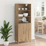 Highboard Artisan Oak 69.5 x 32.5 x 180 cm Engineered Wood 3415835